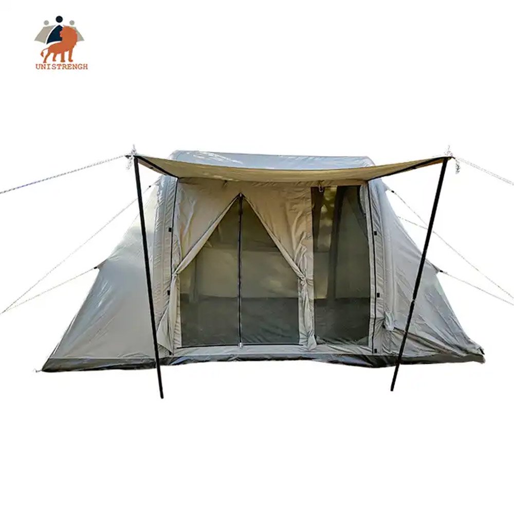 プレイドゥ インフレータブルハウスエアテント 2-4人用 TCテント ロッジ型テント 大型テント PlayDo Inflatable House Air Tent
