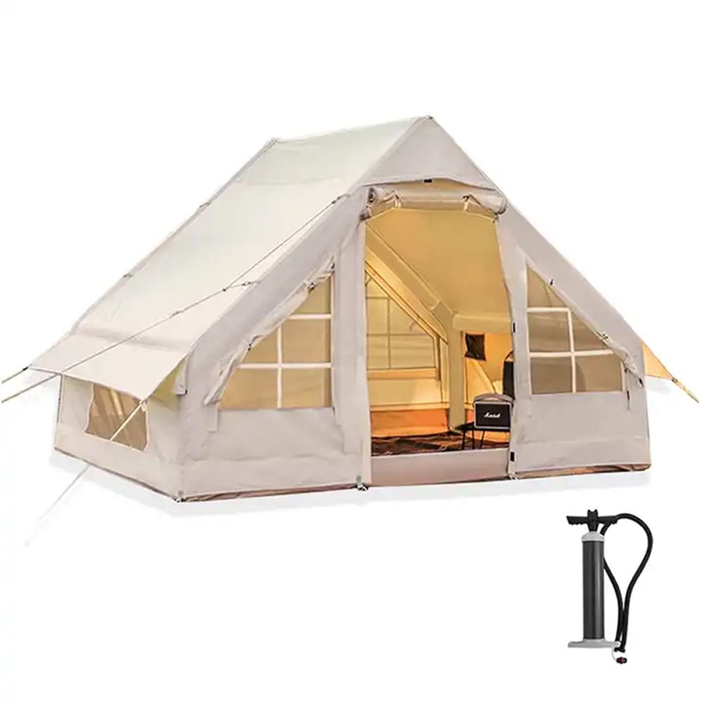 Big Bear Cotton Inflatable Tent | ビッグベア コットンインフレータブルテント 大型ロッジ型テント エアーテント  ビンテージテント ポンプ付き Tent-I1 - アウトドア・スポーツ・ファッション ディントコヨーテ 通販ショップ DYNT COYOTE LIFE  STYLE SHOP