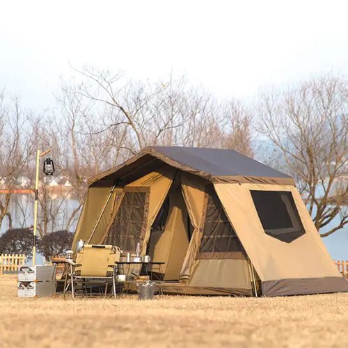 Big Bear TOMOUNT LODGE TENT ビッグベア トモウント ロッジ型テント ロッジテント ビンテージテント tent-1
