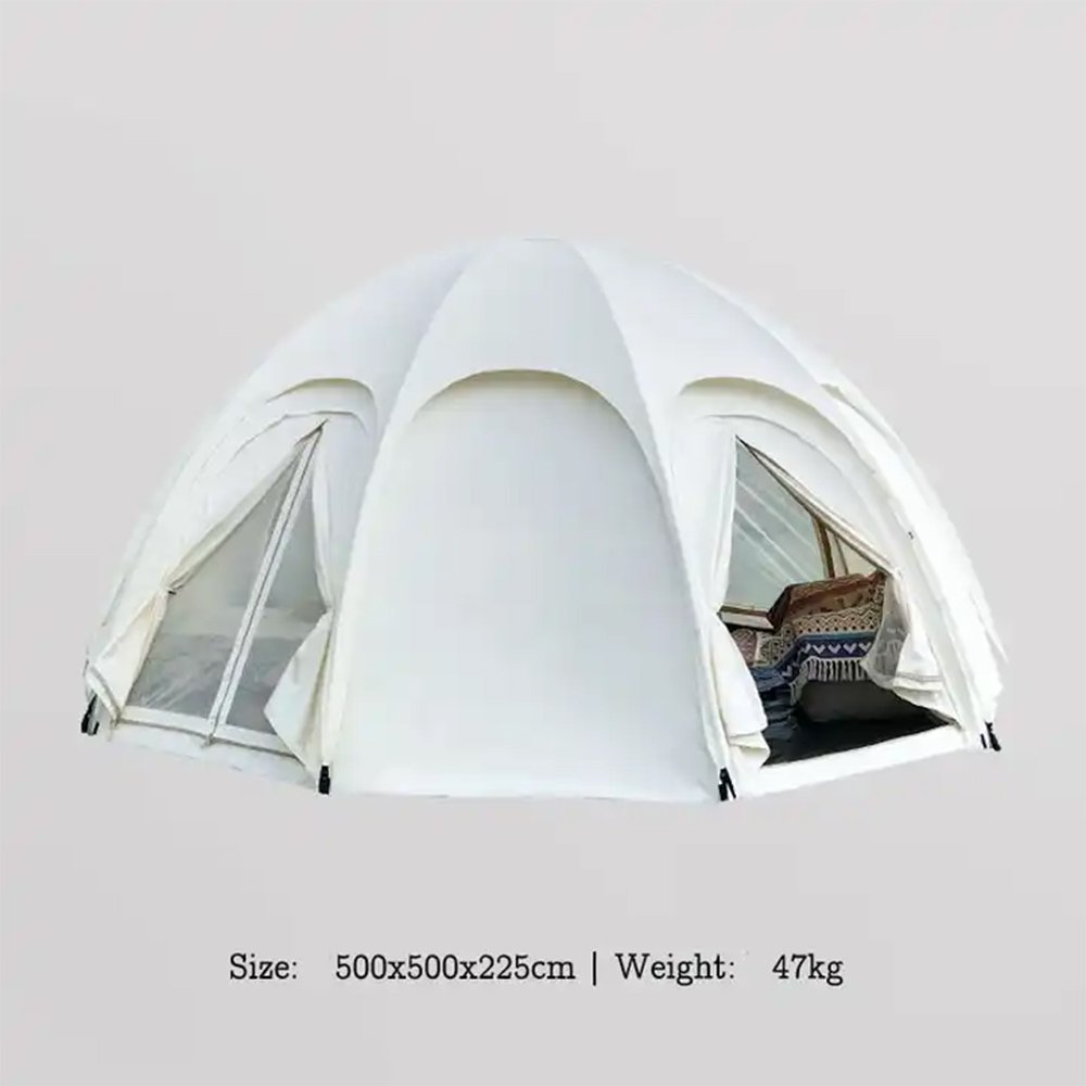 Big Bear Dome Tent ビッグベア ドームテント 6-8人用 Tent-Q3 | グランピング、拡張型、六 角形ダイヤモンドグランド、4シーズン対応テント - アウトドア・スポーツ・ファッション ディントコヨーテ 通販ショップ DYNT COYOTE  LIFE STYLE SHOP