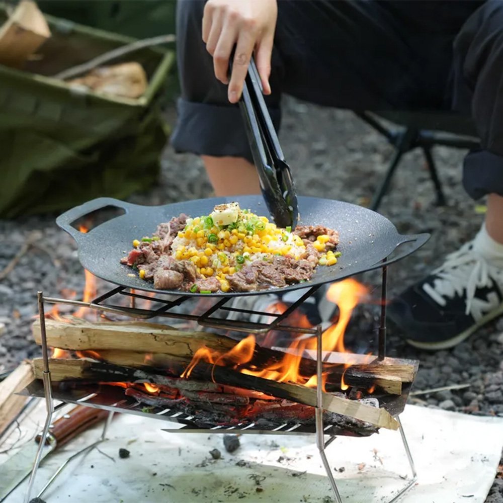 Afora アフォラ マルチグリドル 直径33cm 調理用鉄板 キャンプ飯 キャンプやアウトドアで使える真っ黒で平らな鉄板  アウトドア・スポーツ・ファッション ディントコヨーテ 通販ショップ DYNT COYOTE LIFE STYLE SHOP