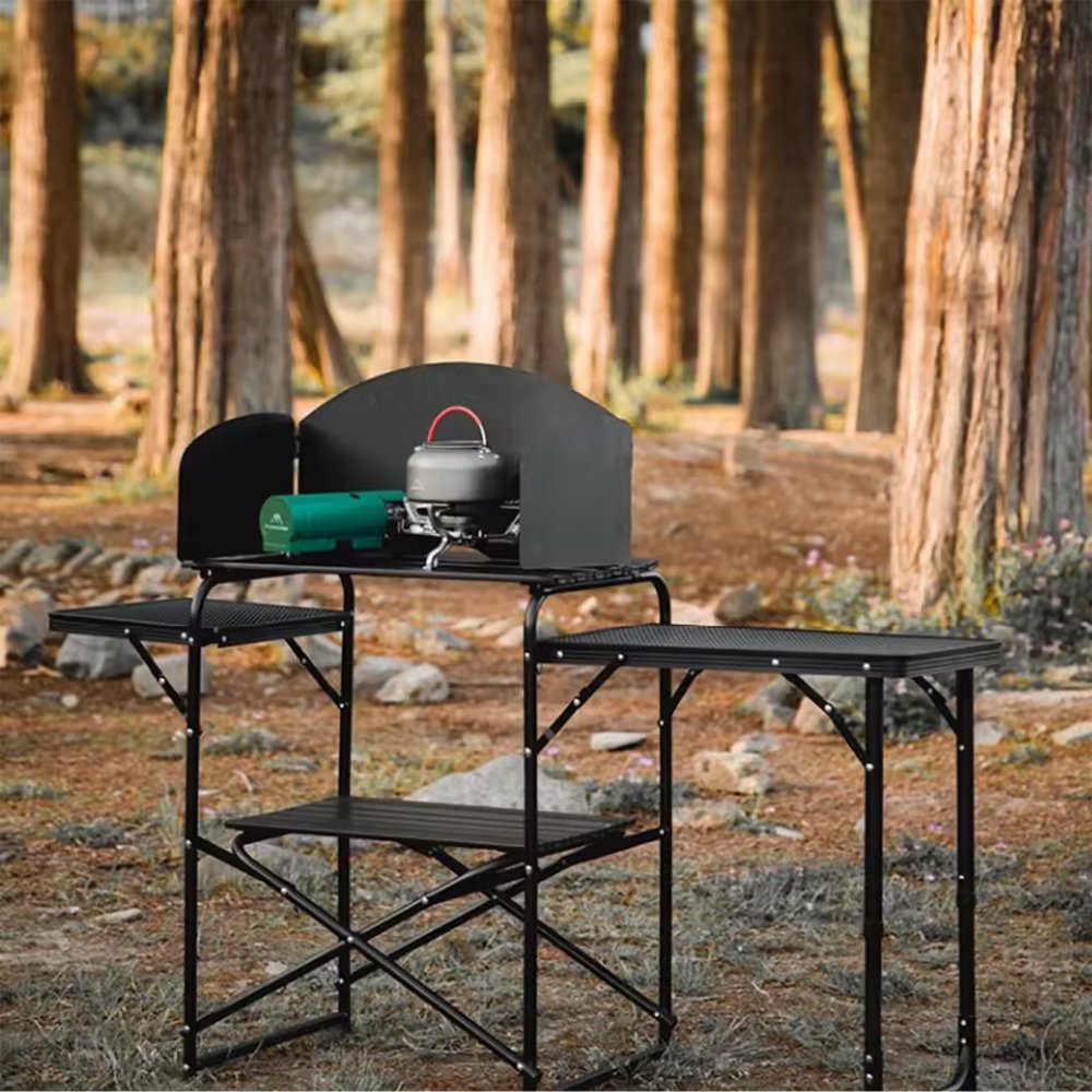 アウトドア キャンプ テーブル 折り畳みテーブル 折りたたみテーブル 軽量 メッシュ 持ち運び camp outdoor table