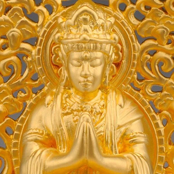 光則作 純金制守護本尊像 勢至菩薩(せいしぼさつ) 仏像- 三宝 光則作 純金制守護本尊像 勢至菩薩(せいしぼさつ) 仏像- 三宝
