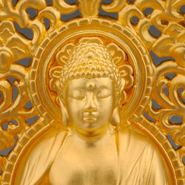 光則作 純金製守護本尊像 阿弥陀如来（あみだにょらい）仏像- 三宝堂