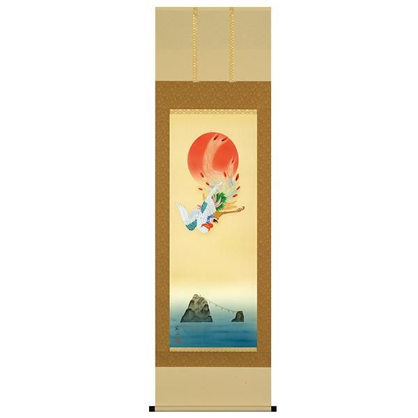 古道具骨董　龍と鳳凰のもよう水盤 Japanese Print 