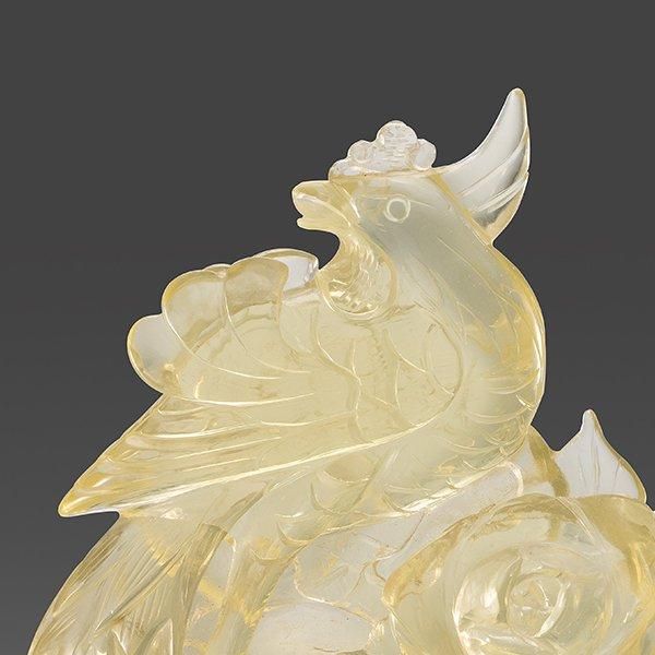 レモンクォーツ「牡丹鳳凰」 B 限定 1点三宝堂オンラインショップ