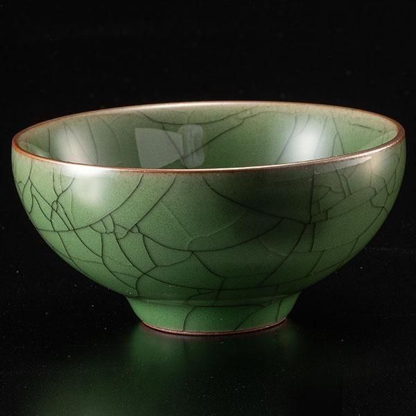 宋・古陶磁器・官窯・葵口洗』極細工・骨董品・古賞物・中国古玩