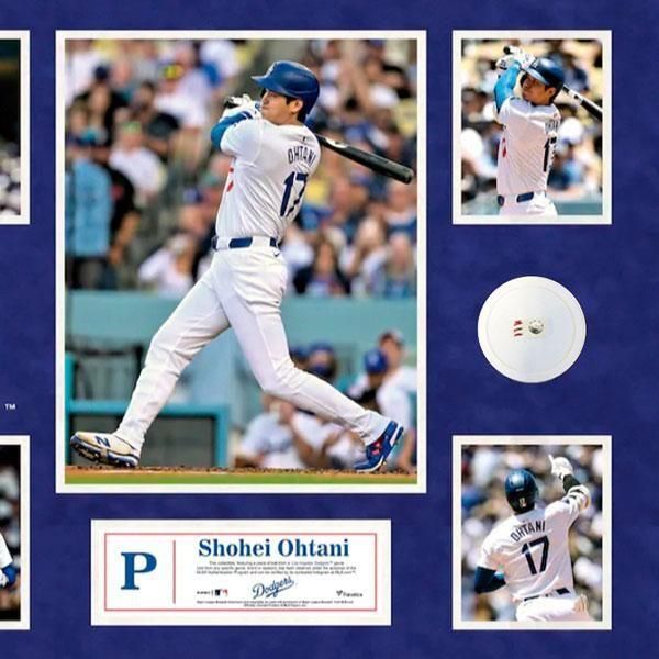 ペガ様 Fanatics大谷翔平 フォトフレーム 実使用ボールピース付き
