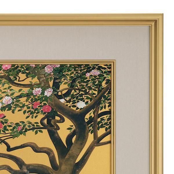 掛軸-1532　速水御舟　春池温　山種美術館　印刷工芸　共同印刷 掛軸-1532 速水御舟 春池温 山種美術館 印刷工芸 共同印刷 掛軸-1532