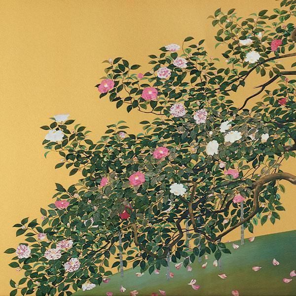 天才画家　速水御舟　作品集大作編　便利堂監修　NO 31 【名樹散椿】画集 天才画家 速水御舟 作品集大作編 便利堂監修 NO 【50 牡丹双華