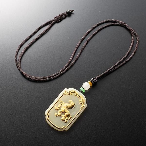 和田玉 ペンダント 和田玉 黄金馬ペンダント ー 三宝堂オンラインショップ