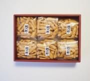 網代焼詰合せ 8袋入 | うるち米とえび粉を使用したおせんべい