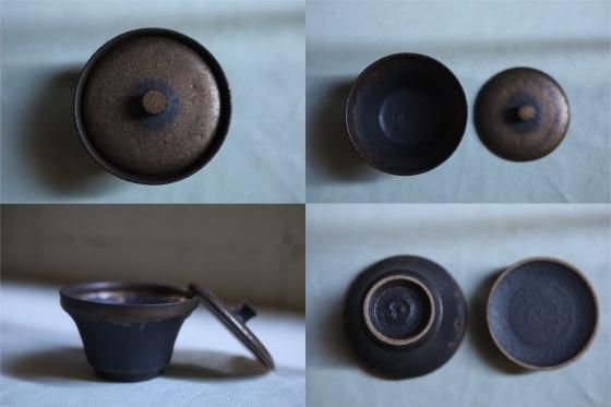 奥田章｜金彩反り蓋碗｜作家もの和食器通販”IVORY