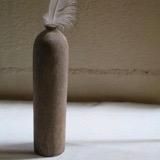 鈴木常喜 備前焼 竹節花入 花瓶 花器 フラワーベース 華道具 茶道具 置物 鈴木勝詞 備前焼 矢筈口耳付花入 花瓶 花器 フラワーベース