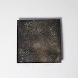 希少一点物★和紙 ガラスコーティング 青緑 丸皿30cm 早水恵一郎 希少一点物☆和紙 ガラスコーティング 青緑 丸皿30cm 早水恵一郎