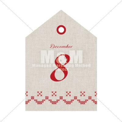 カード素材 クロスステッチ クリスマスミニカード05 8 プレーンベージュ レッド レッド M M Collection カード素材 クロスステッチ クリスマスミニカード05 8 プレーンベージュ レッド レッド M M Collection