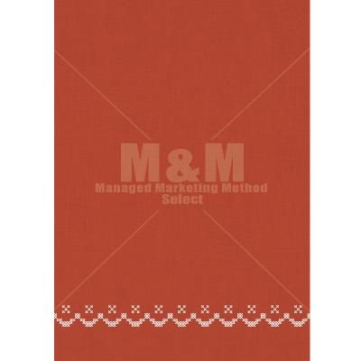 パターン素材 クロスステッチc06 横ライン レッド ホワイト M M Collection パターン素材 クロスステッチc06 横ライン レッド ホワイト M M Collection