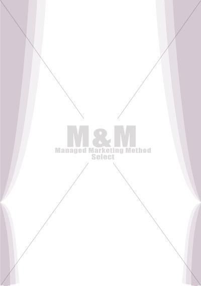 イラスト素材 インテリア背景 カーテン ツイン ライラックグレイ M M Collection