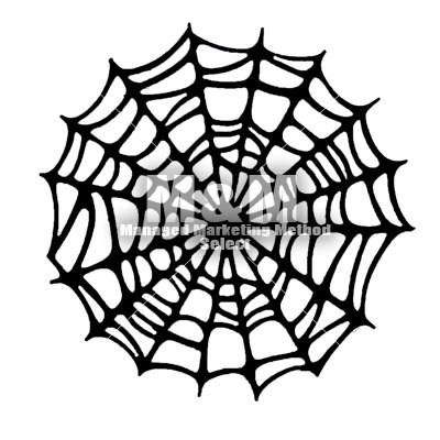 切り抜き素材 ハロウィン 蜘蛛の巣 オーナメント １ M M Collection