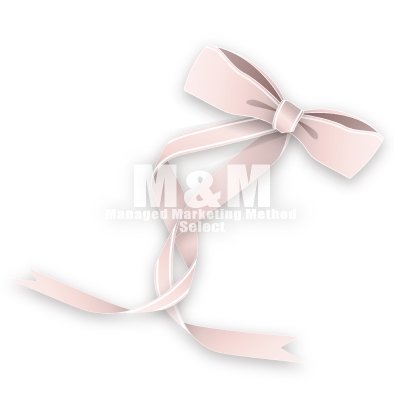 イラスト素材 Ribbon リボン ピンクグラデーションのリボン M M Collection