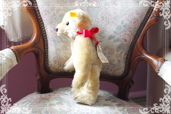 ドイツ製1988～1990年製造 Steiff Blond Teddy Bear 1909 Replica 