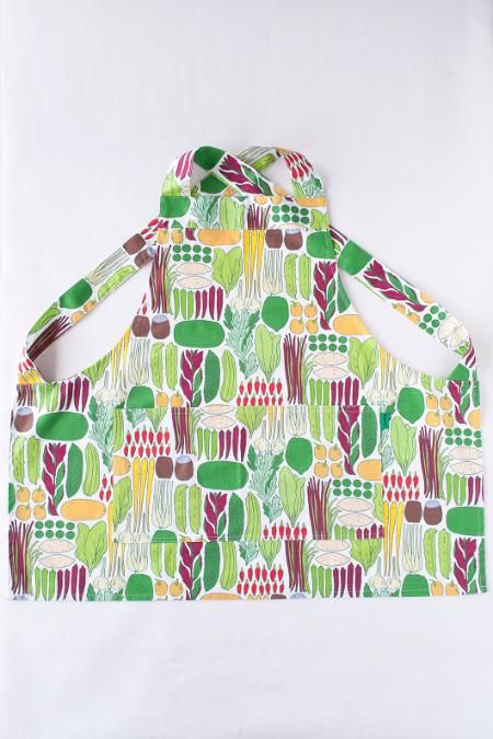 エプロン　ハンドメイド　夏野菜 すっぽりエプロン 野菜 - MIMURI：official サイト＆オンライン