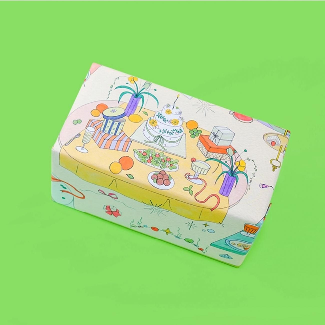 38 The switch柄【KAWI】 包装紙/ラッピングペーパー