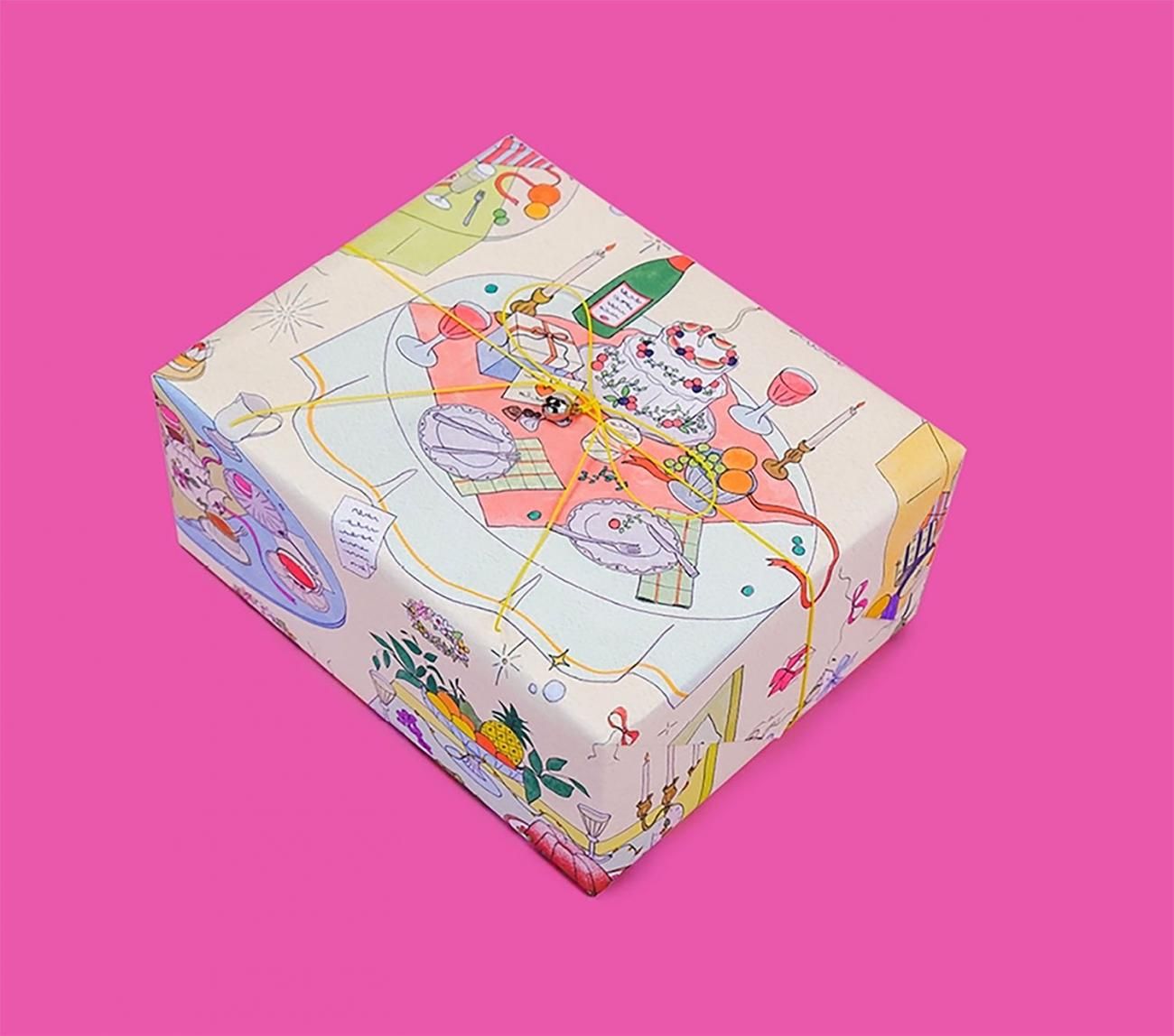 38 The switch柄【KAWI】 包装紙/ラッピングペーパー - おしゃれな海外