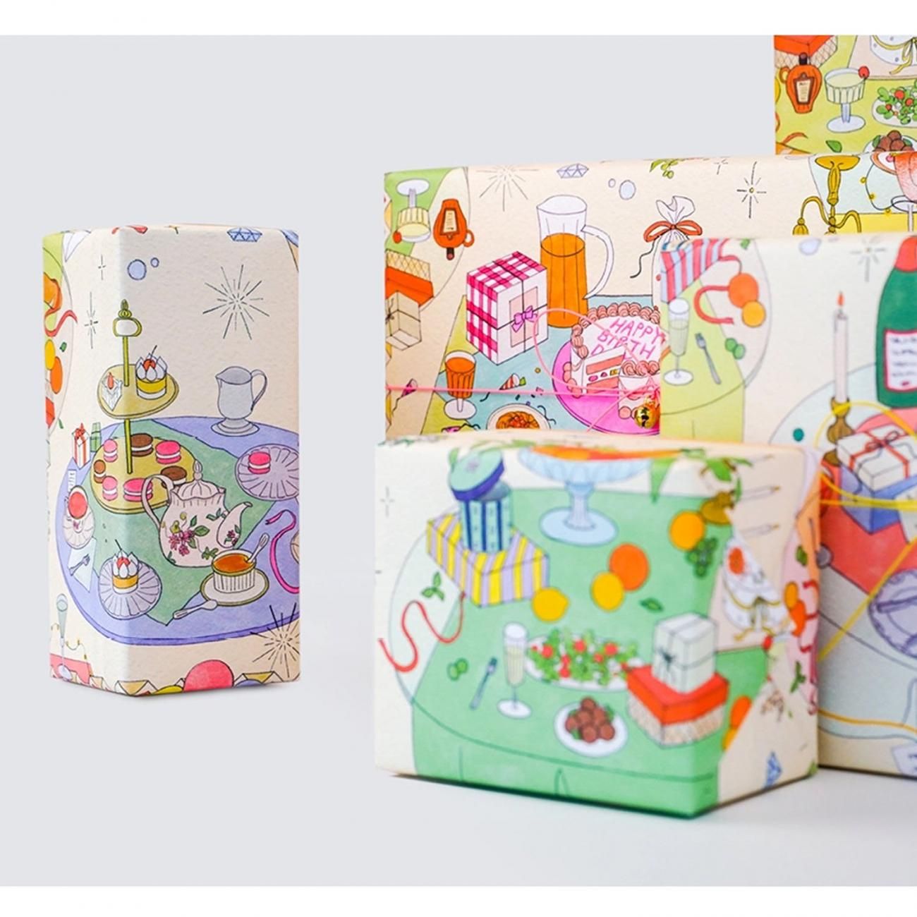 38 The switch柄【KAWI】 包装紙/ラッピングペーパー - おしゃれな海外