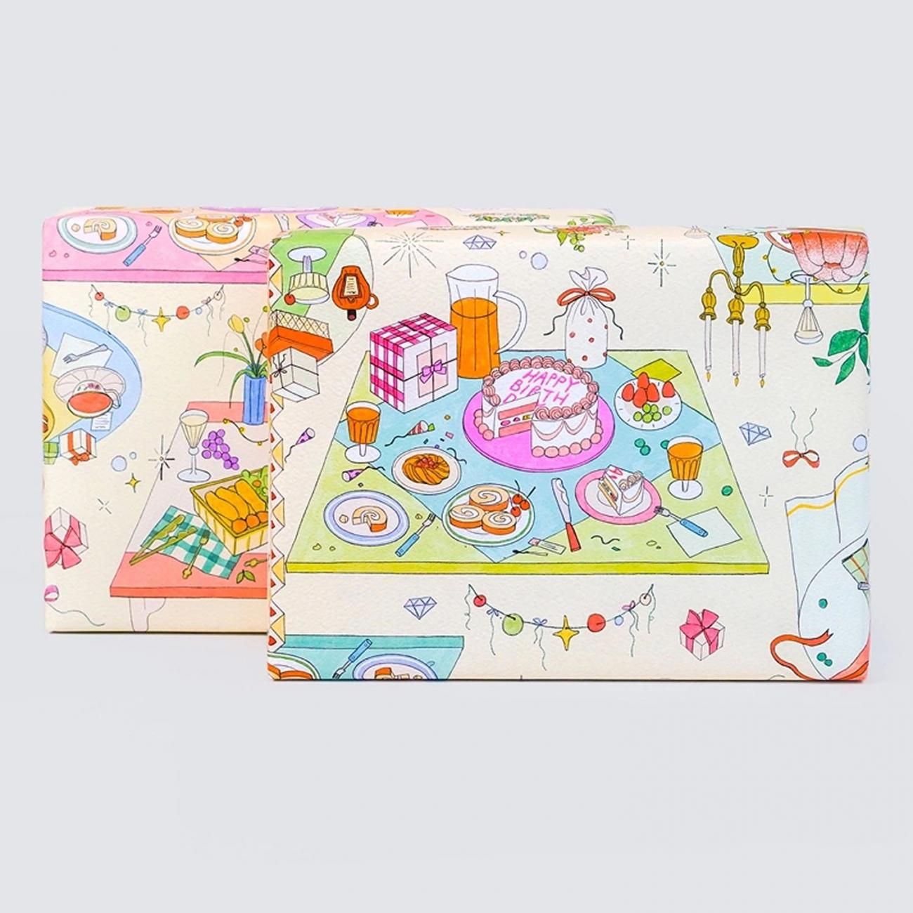 38 The switch柄【KAWI】 包装紙/ラッピングペーパー - おしゃれな海外