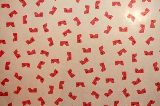 ハカタニワカクラフトラッピングペーパー/包装紙 5枚 - おしゃれな海外