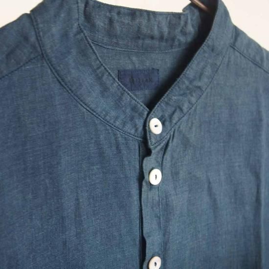 大麻ロングシャツ(草木染) MITTAN - miyagiya onlineshop