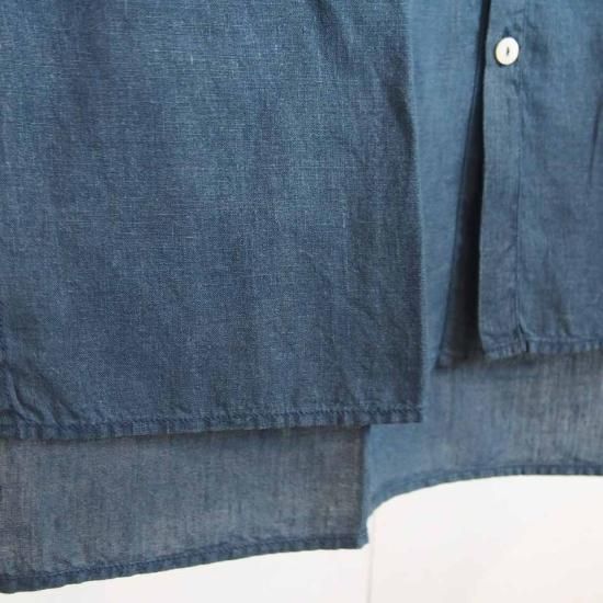 大麻ロングシャツ(草木染) MITTAN - miyagiya onlineshop