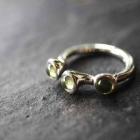 AP-PISTILLINI-12 / Silver, Peridot