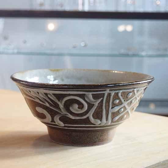 大特価 チラシ 多田焼か 岩国の ☆ 化粧箱栞 ☆ 海鼠釉茶碗 ☆ ） 田村雲渓 （ 丹波