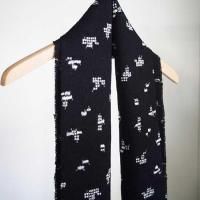 kijihaba scarf embryo Black