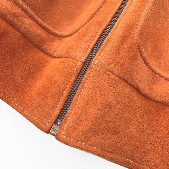 CHAPAL】NWT DEADSTOCK SUEDE LEATHER BLOUSON 