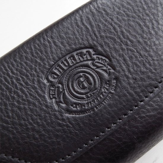 【GHURKA】 LEATHER HARD EYEGLASS CASE - VINTAGE BLACK　グルカ レザーハード眼鏡ケース ブラック  日本未発売 - NY直輸入の日本未発売のアイテムをセレクトするブティック　pieces boutique(ピーシーズ・ブティック)