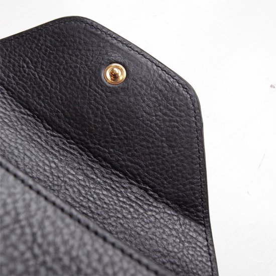 【GHURKA】 LEATHER HARD EYEGLASS CASE - VINTAGE BLACK　グルカ レザーハード眼鏡ケース ブラック  日本未発売 - NY直輸入の日本未発売のアイテムをセレクトするブティック　pieces boutique(ピーシーズ・ブティック)