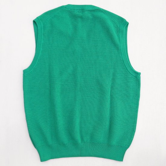 【Brooks Brothers】 SUPIMA COTTON KNIT VEST - GREEN　ブルックスブラザーズ スーピマコットンニットベスト  グリーン - NY直輸入の日本未発売のアイテムをセレクトするブティック　pieces boutique(ピーシーズ・ブティック)