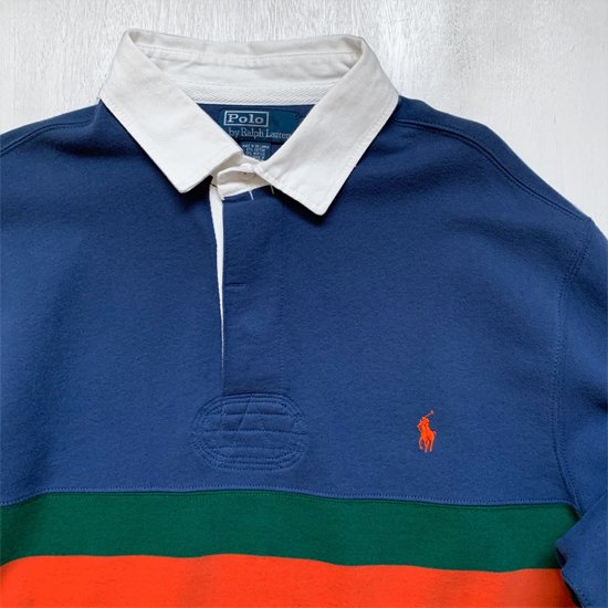 RALPH LAUREN】 DEADSTOCK L/S SWEAT RUGGER SHIRTS ラルフローレン