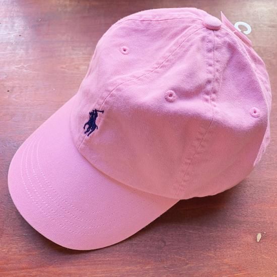 Ralph Lauren Old 1p Pony Leather Adjuster Cap Carib Pink ラルフローレン オールドワンポイントポニーキャップ カリブピンク Ny直輸入の日本未発売のアイテムをセレクトするブティック Pieces Boutique ピーシーズ ブティック