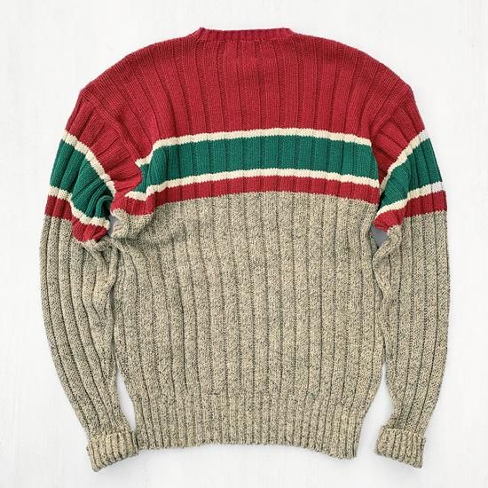 RALPH LAUREN】90s RIB KNIT SWEATER 