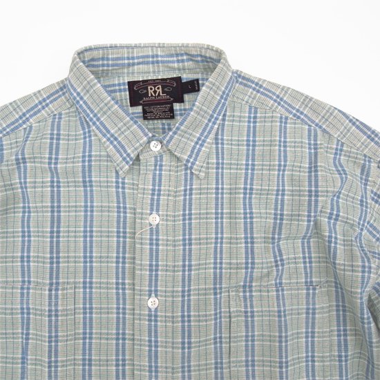 RRL】1996 DEADSTOCK L/S 30's STYLED CHECK WORK SHIRTS 