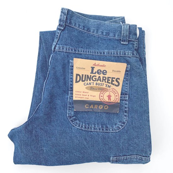 Lee】 NOS 90s DUNGAREES CARGO DENIM PANTS 