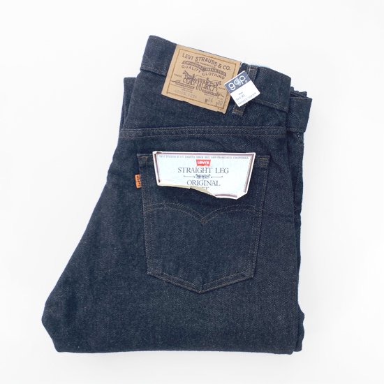 【Levi's】NOS DEADSTOCK 1985 505 BLACK DENIM PANTS 