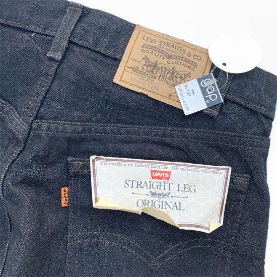 Levi's】NOS DEADSTOCK 1985 505 BLACK DENIM PANTS Levi's】NOS DEADSTOCK 1985 505 BLACK DENIM PANTS
