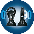 RONSTAN Series 40 RTA OrbitBlock,Auto, Single, Swivel Head