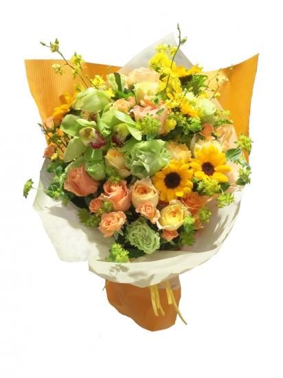 翌日発送 花束 イエロー系 千葉県千葉市のお花屋 フラワーショップ アルスメール オンラインショップ 翌日発送 花束 イエロー系 千葉県千葉市のお花屋 フラワーショップ アルスメール オンラインショップ