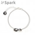 Spark ֥쥹å Swarovski® Crystals SILVER925 ե˥ƥ Сʥ B679218SN